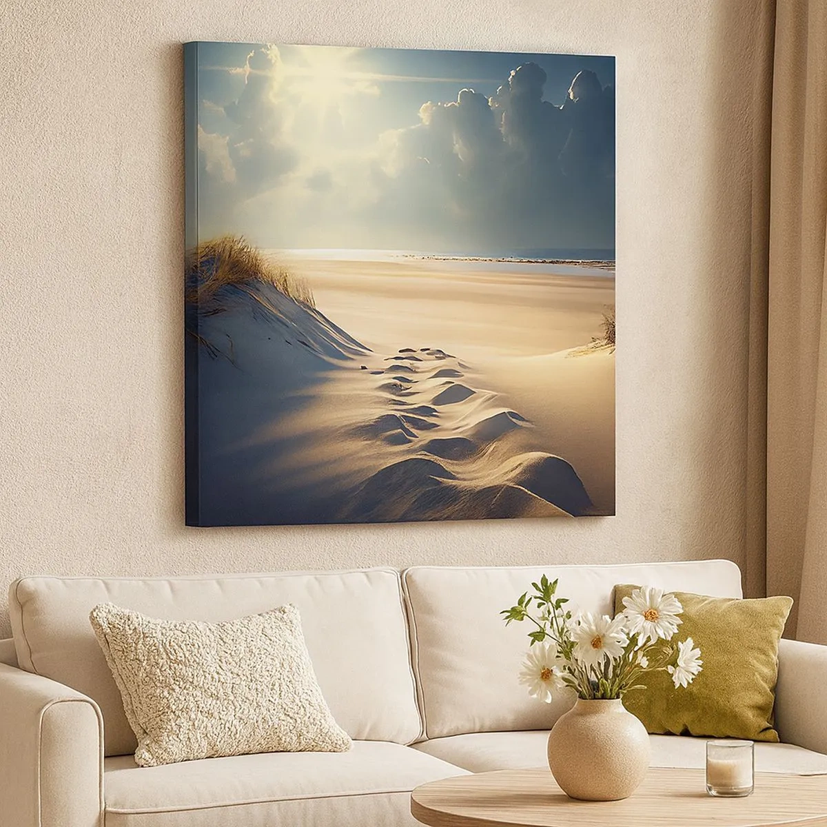 Quadro su tela - Stampe su Tela - Paesaggio rilassante - 30x30 cm