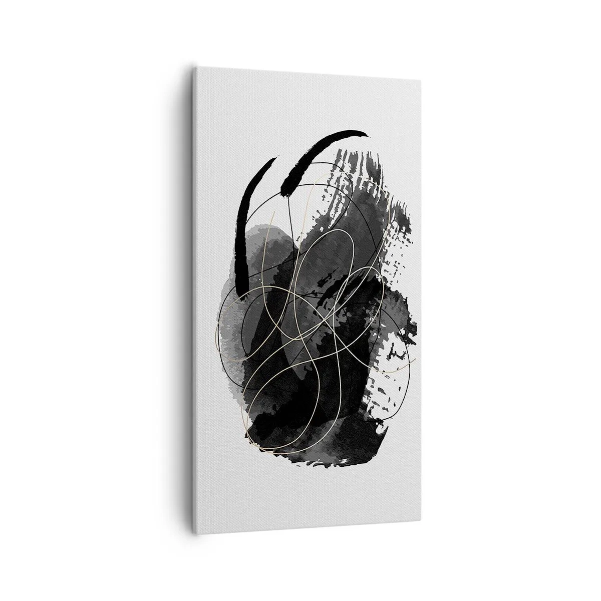 Quadro su tela - Stampe su Tela - Nato dal nero - 55x100 cm