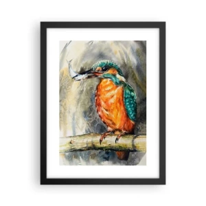 Poster in cornice nera - La legge della natura - 30x40 cm