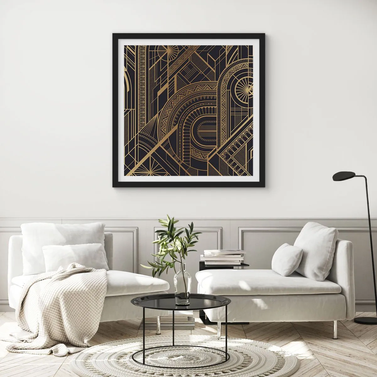 Poster in cornice nera - Concetti, idee, progetti - 50x50 cm