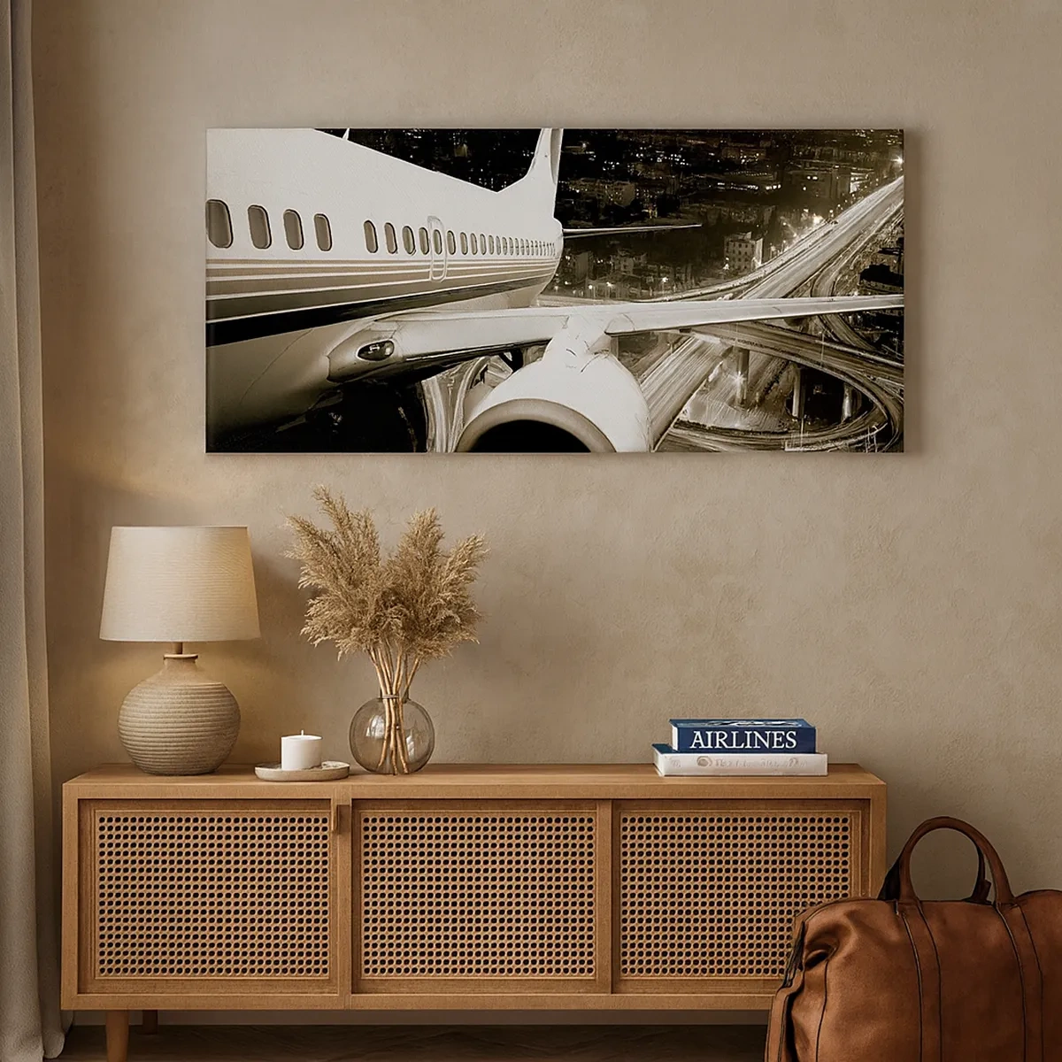 Quadro su tela - Stampe su Tela - Volare di notte - 30x30 cm