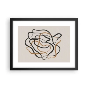 Poster in cornice nera - Tutto è andato storto - 40x30 cm