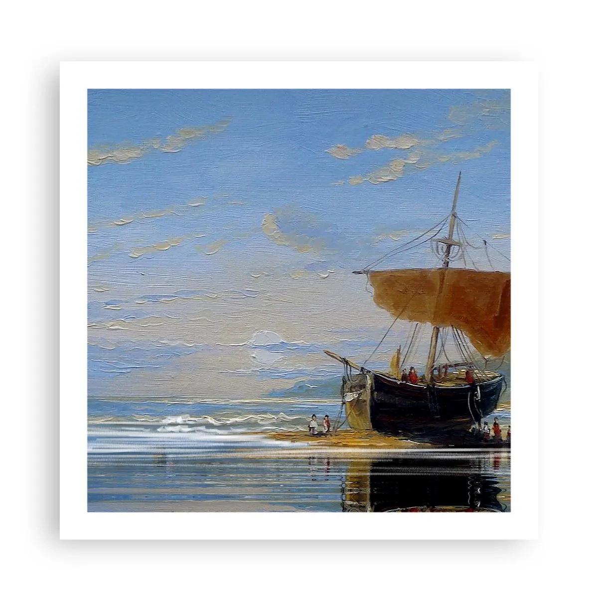 Poster - Acqua, terra, aria - 60x60 cm