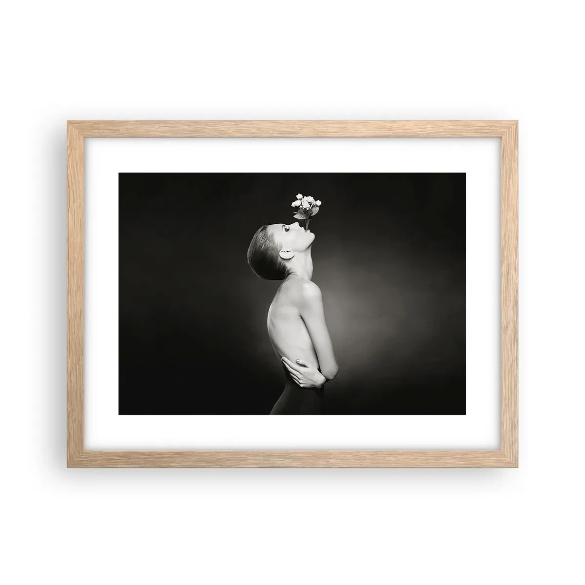 Poster in cornice rovere chiaro - Eleganza eccentrica - 40x30 cm