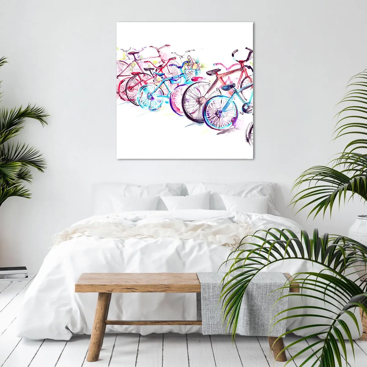Quadro su tela - Stampe su Tela - La riunione del club Antimoto - 70x70 cm
