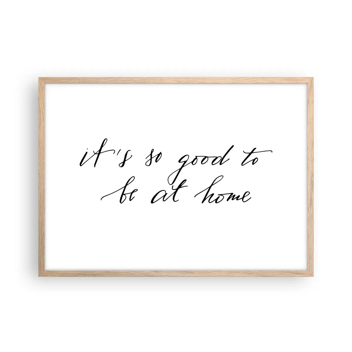 Poster in cornice rovere chiaro - Tutta la verità - 70x50 cm