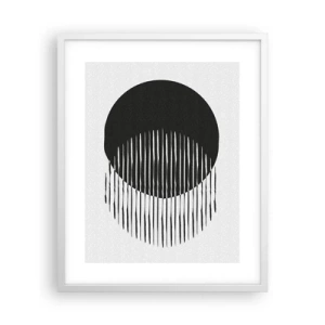 Poster in cornice bianca - Il suo alter ego - 40x50 cm