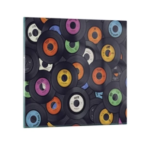 Quadro su vetro - I colori della classicità - 30x30 cm