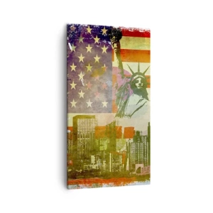 Quadro su tela - Stampe su Tela - Viva l'America! - 45x80 cm