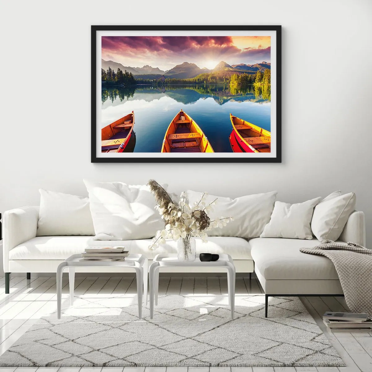 Poster in cornice nera - Niente contro natura - 50x40 cm