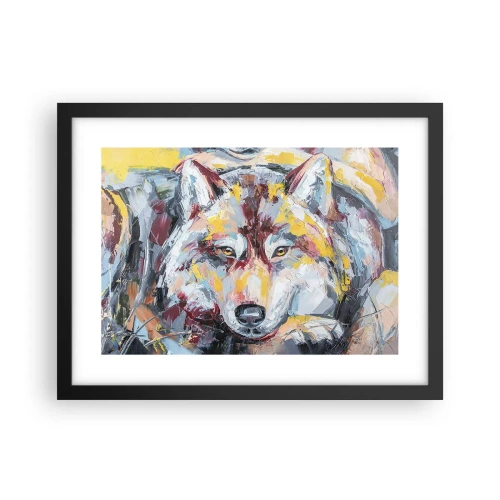 Poster in cornice nera - Pace tra i suoi - 40x30 cm