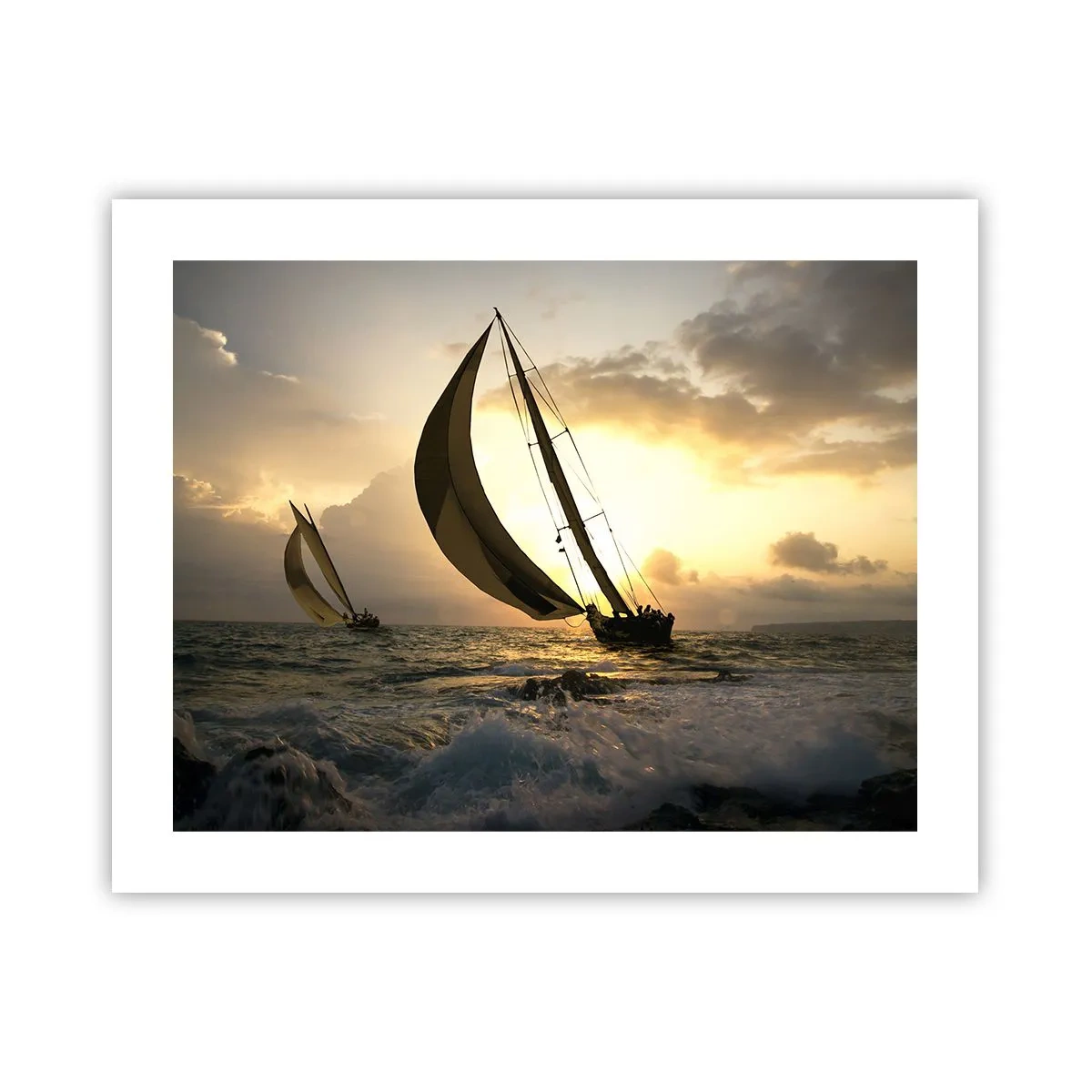 Poster - Con il vento e controvento - 50x40 cm