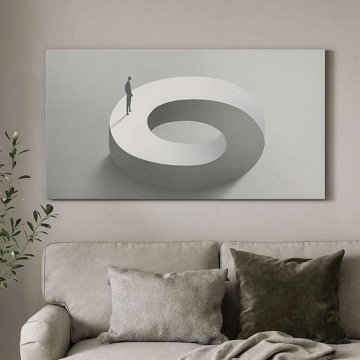 Quadro su tela - Stampe su Tela - Prova a cavartela - 100x40 cm