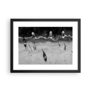 Poster in cornice nera - Ancora sulla riva... - 40x30 cm