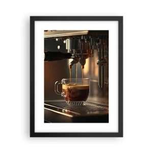 Poster in cornice nera - Miscela sensuale - 30x40 cm
