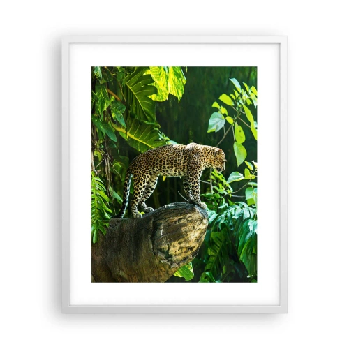 Poster in cornice bianca - A caccia? - 40x50 cm