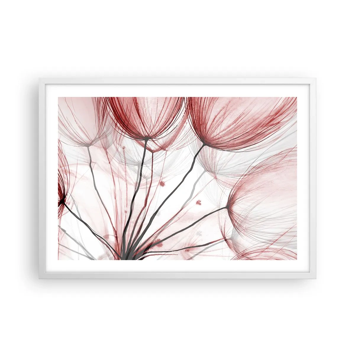 Poster in cornice bianca - Prima del decollo - 70x50 cm