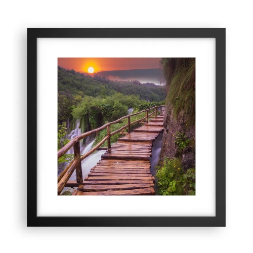 Poster in cornice nera - Una bellezza incredibile - 30x30 cm