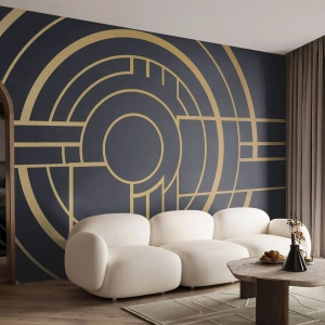 Fotomurali Premium Canvas - Il giro delle cose - Astrazione, Pezzo, Grafica - 400x280 cm