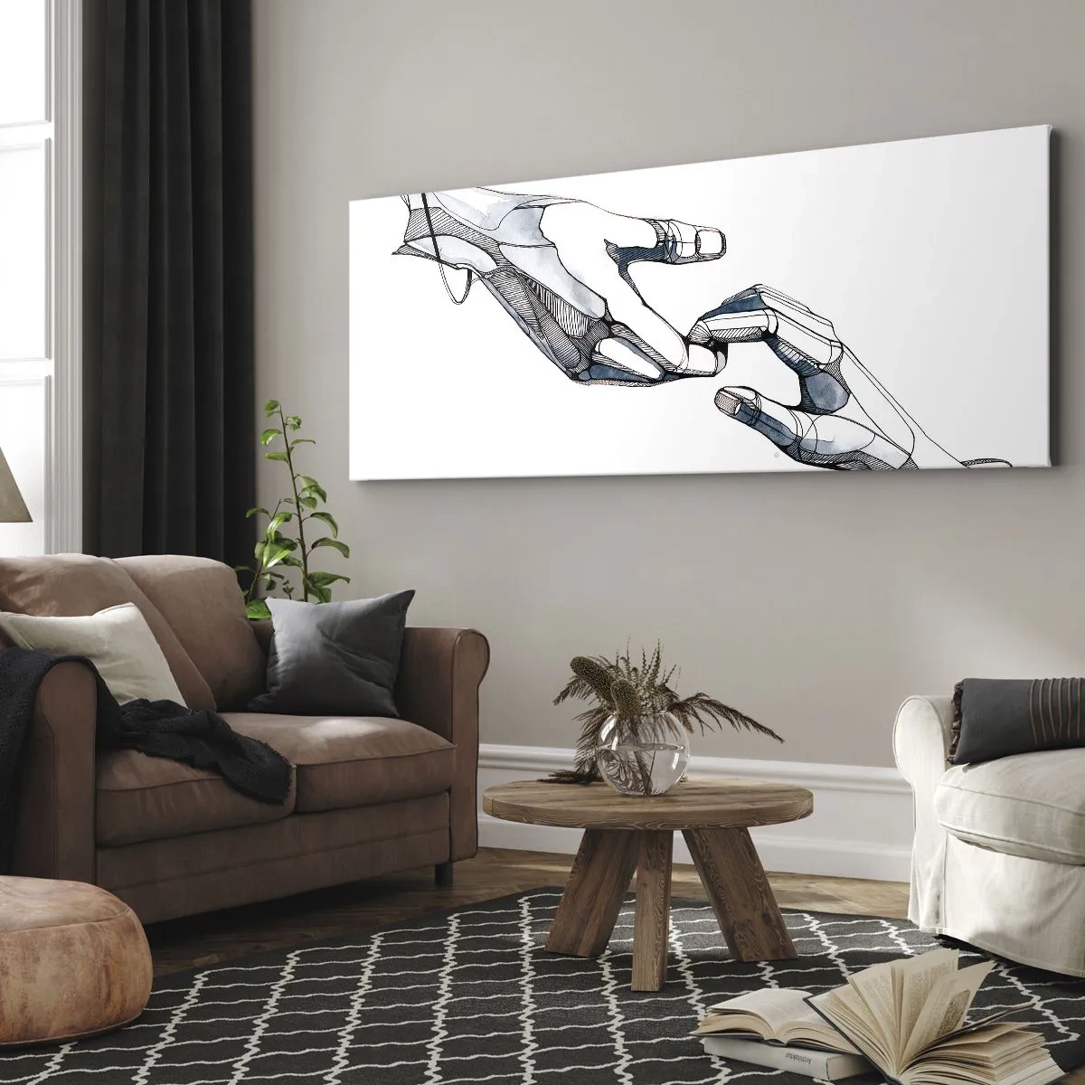 Quadro su tela - Stampe su Tela - Buon gesto - 100x40 cm