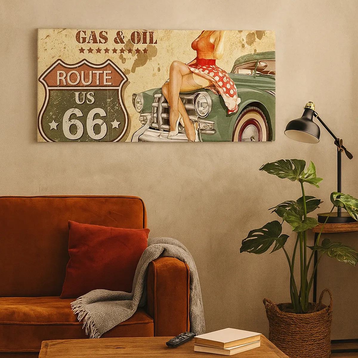 Quadro su tela - Stampe su Tela - I fantastici anni '40 - 30x30 cm