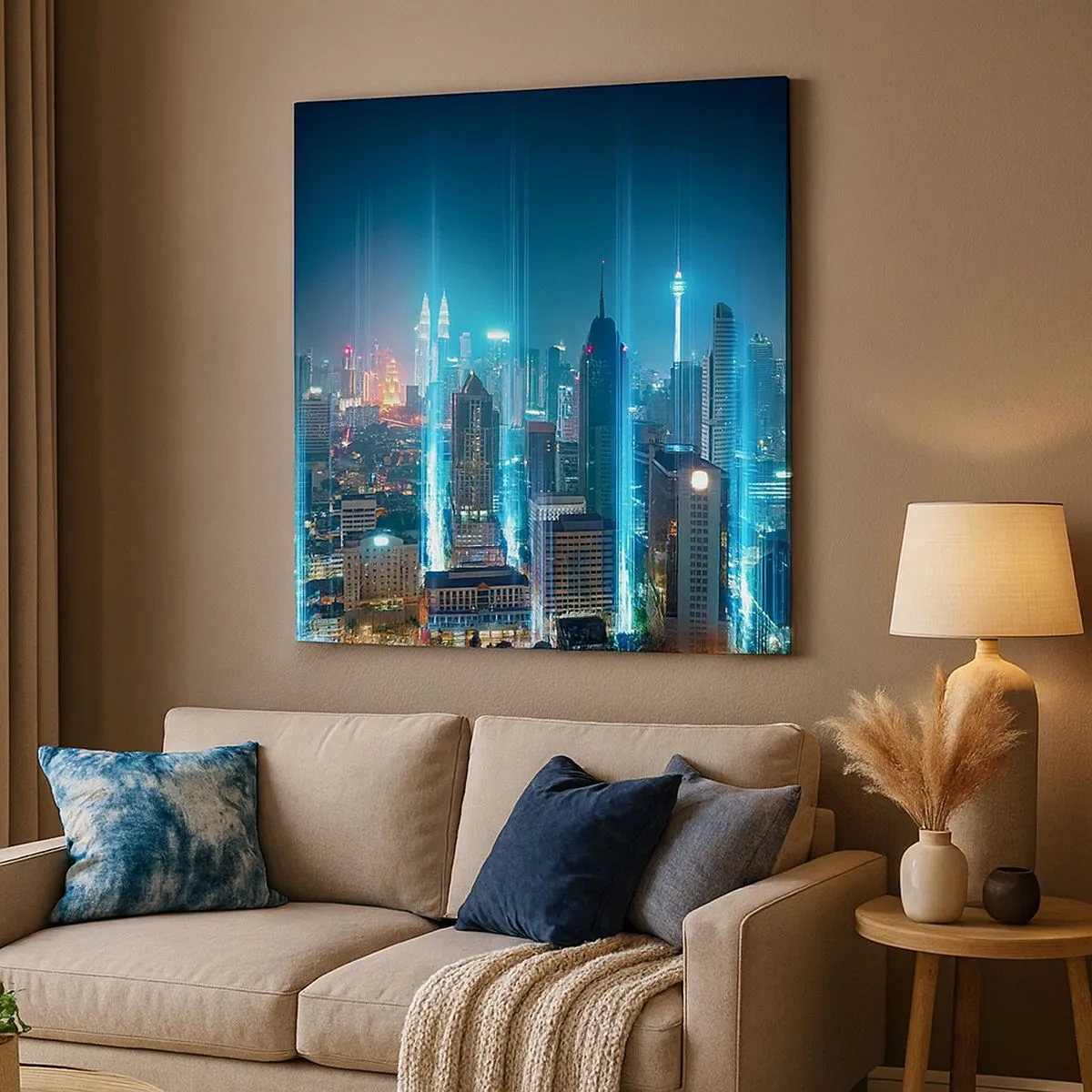 Quadro su tela - Stampe su Tela - Da Berlino al cielo - 30x30 cm