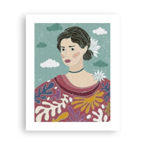 Poster - Con la malinconia nello sguardo - 40x50 cm