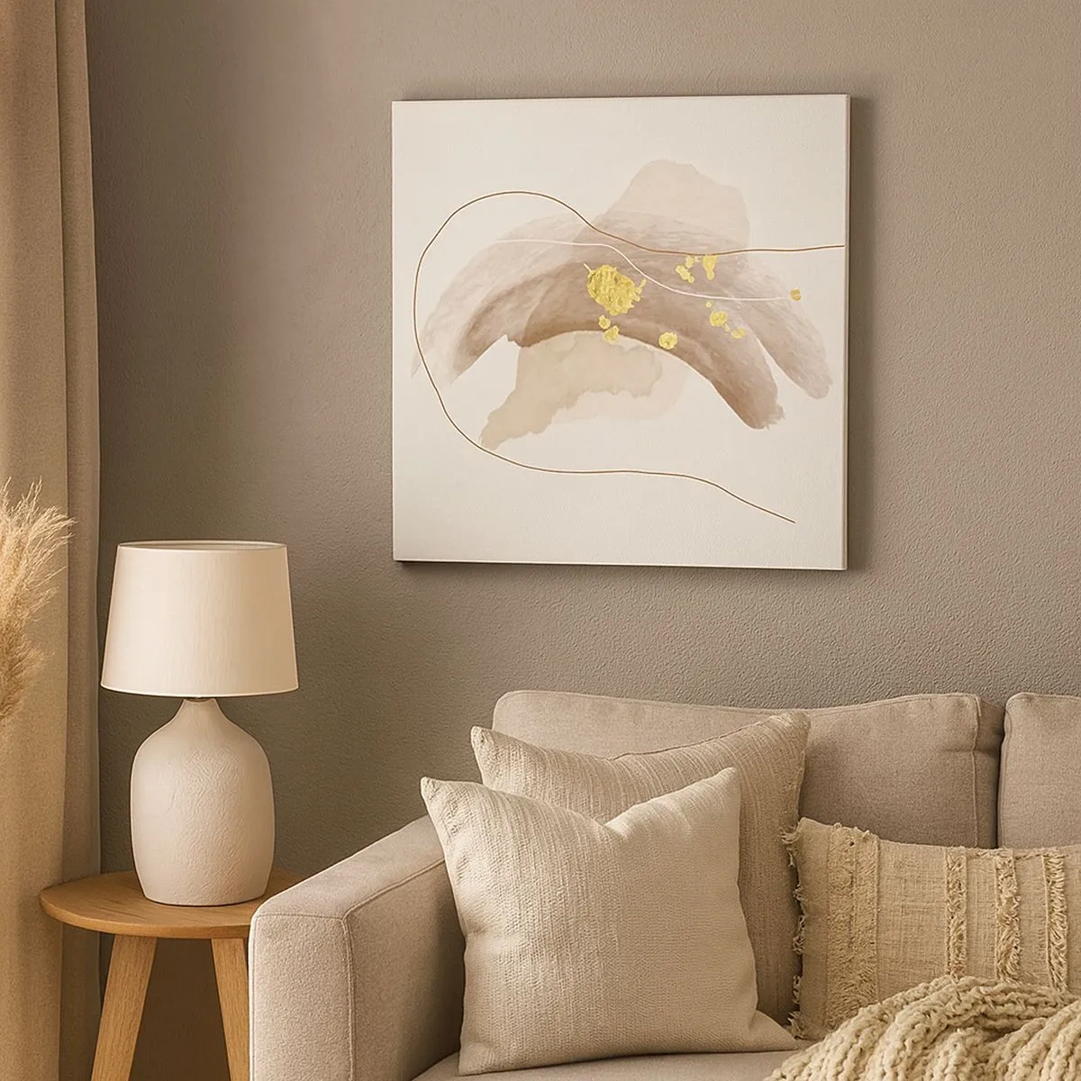 Quadro su tela - Stampe su Tela - Incontro nello spazio - 30x30 cm