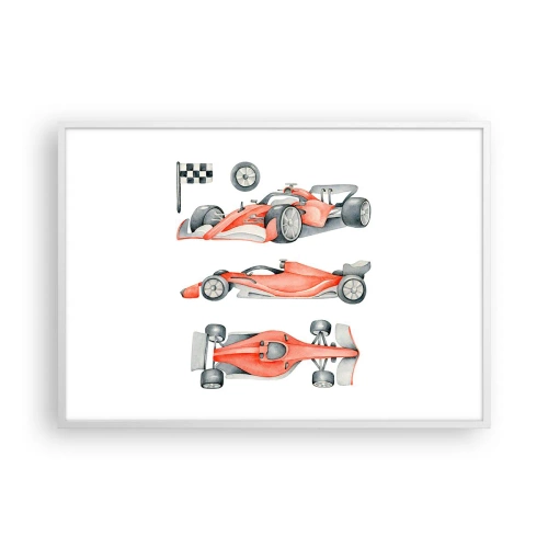 Poster in cornice bianca - Inseguendo i sogni - 100x70 cm