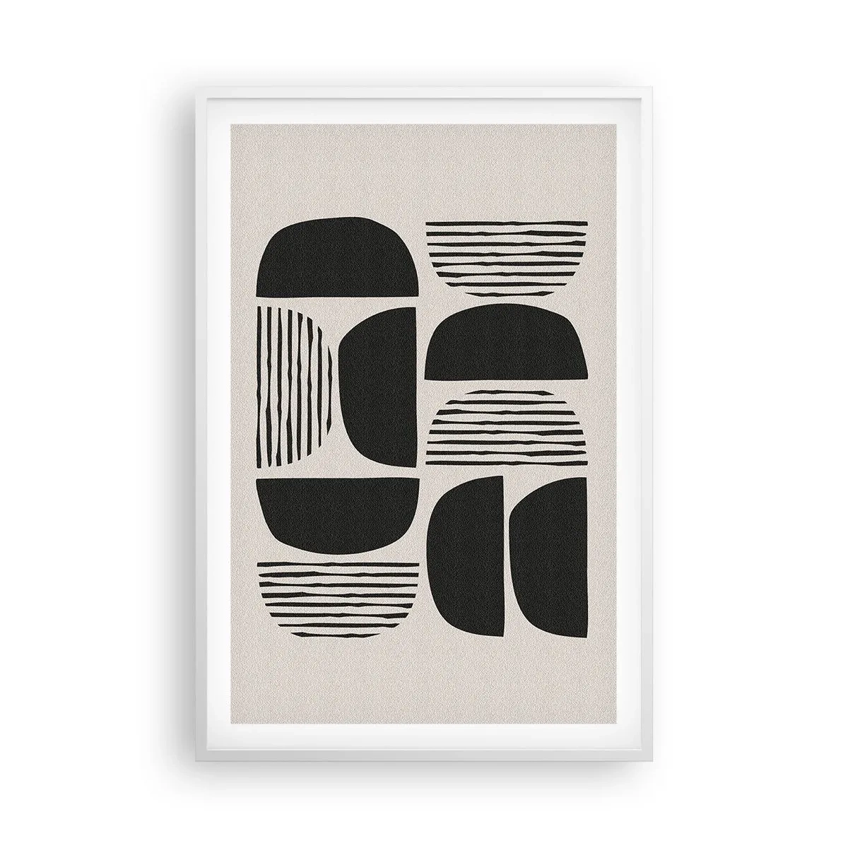 Poster in cornice bianca - Sistemi di metà - 61x91 cm