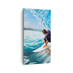 Quadro su tela - Stampe su Tela - Ballando con le onde - 65x120 cm