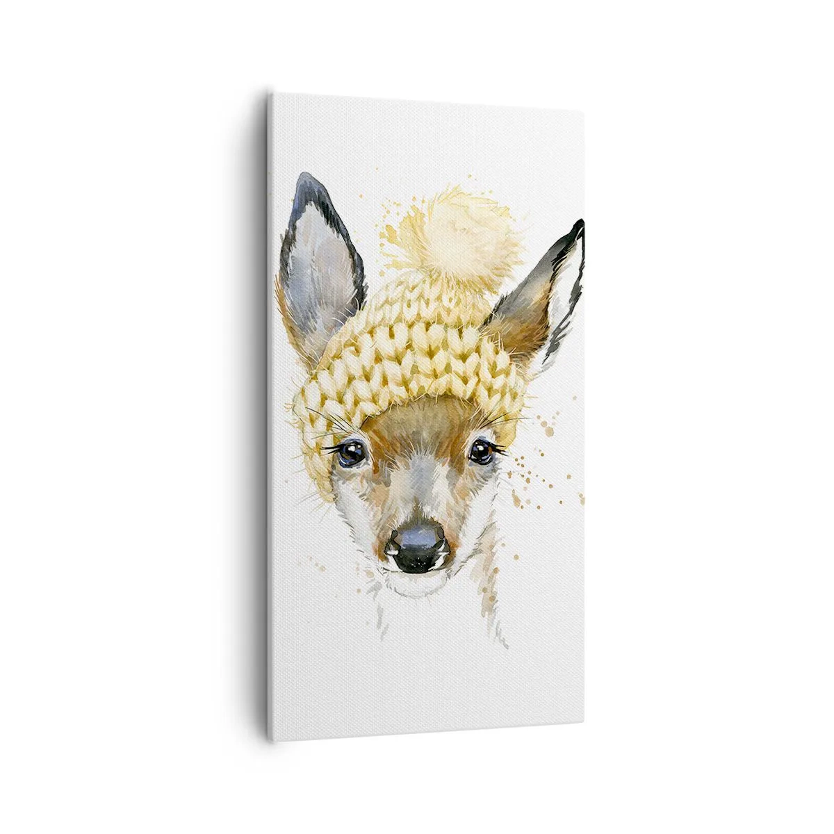 Quadro su tela - Stampe su Tela - L'inverno nel bosco innevato - 55x100 cm