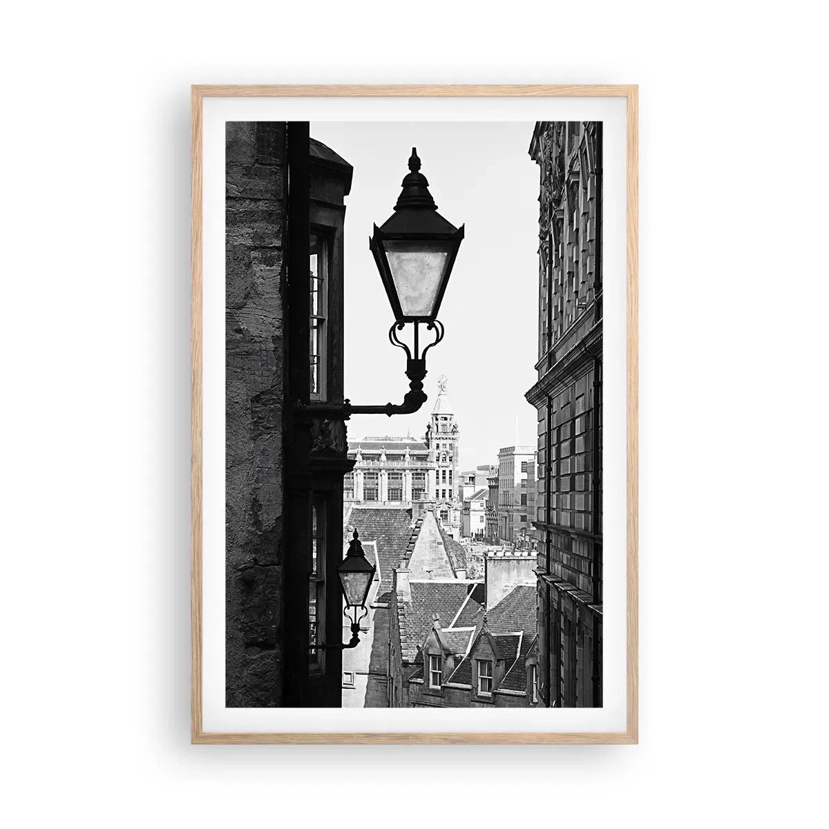Poster in cornice rovere chiaro - Il racconto di Edimburgo - 61x91 cm