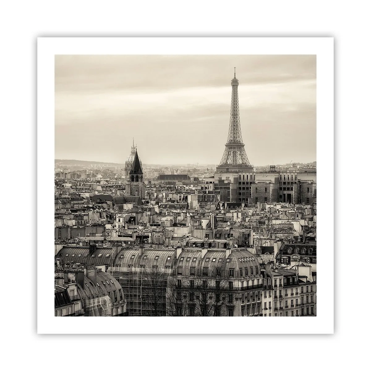 Poster - Sui tetti di Parigi - 60x60 cm