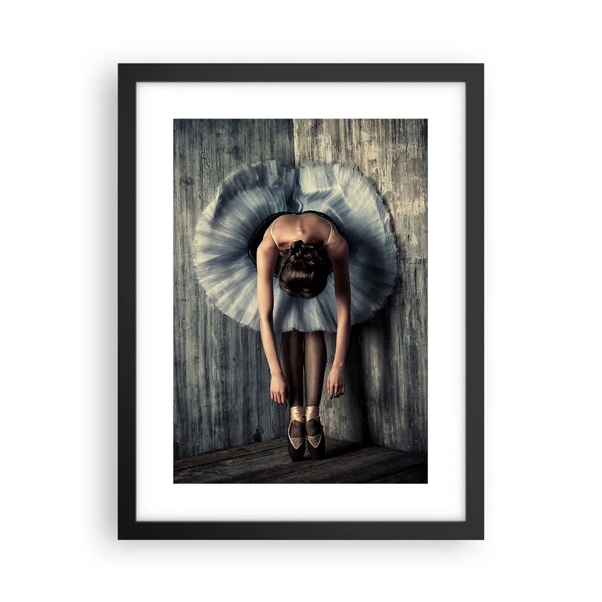 Poster in cornice nera - Quando la musica tace - 30x40 cm