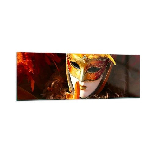 Quadro su vetro - Il mistero è parte del gioco - 90x30 cm