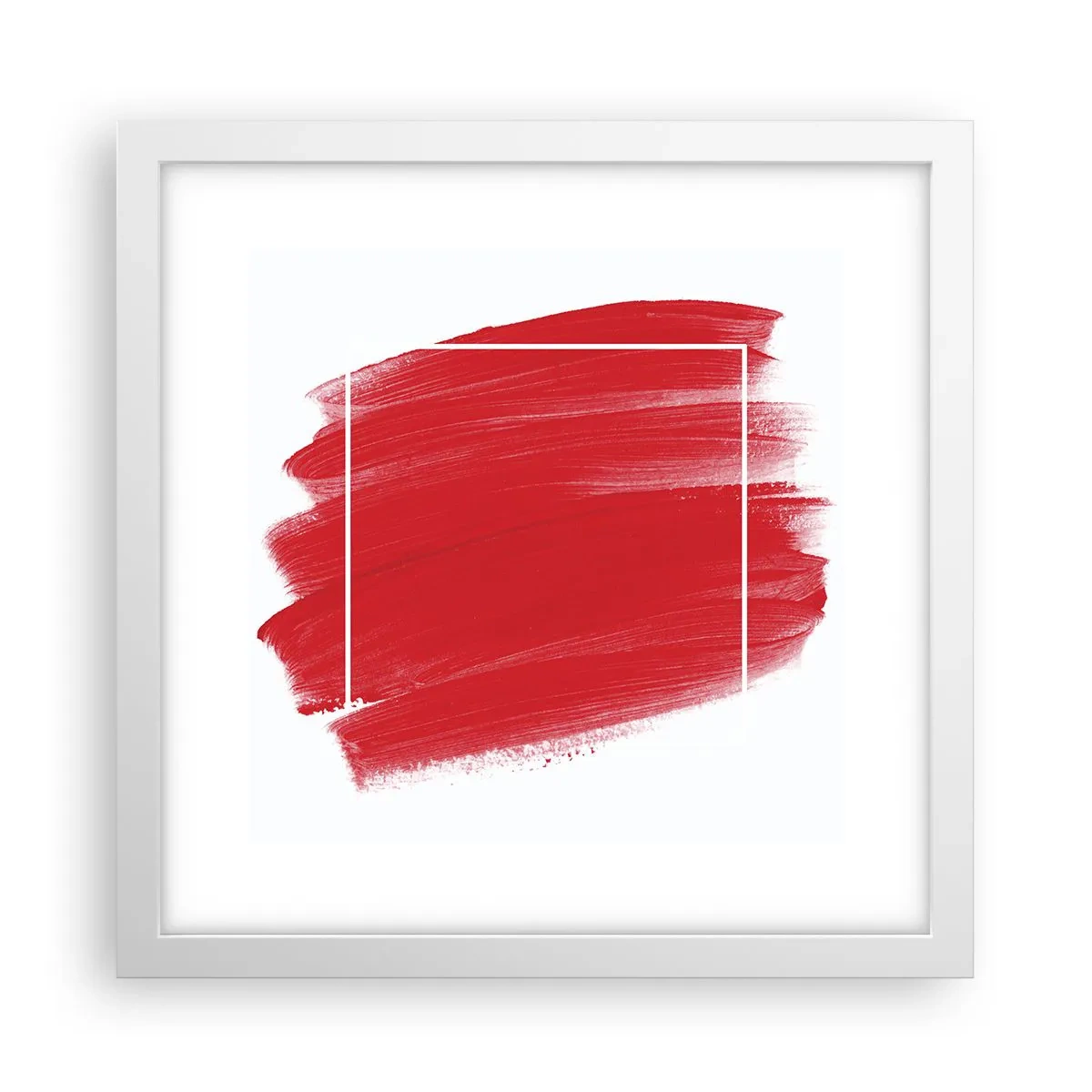 Poster in cornice bianca - Fuori dagli schemi - 30x30 cm