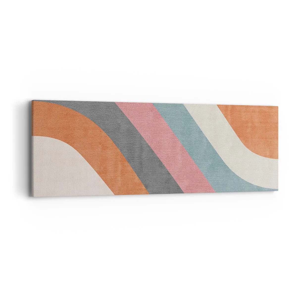 Quadro su tela - Stampe su Tela - Composizione diagonale: movimento - 90x30 cm