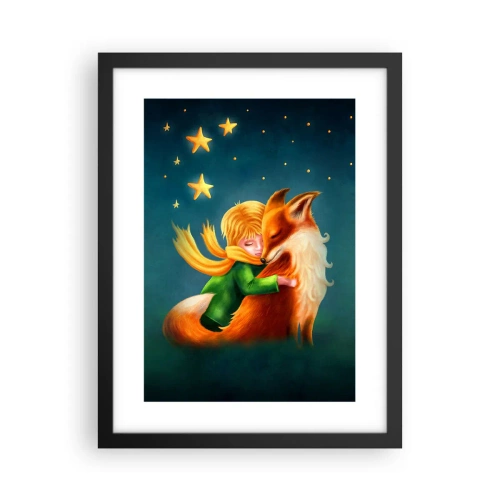 Poster in cornice nera - Il piccolo principe - 30x40 cm