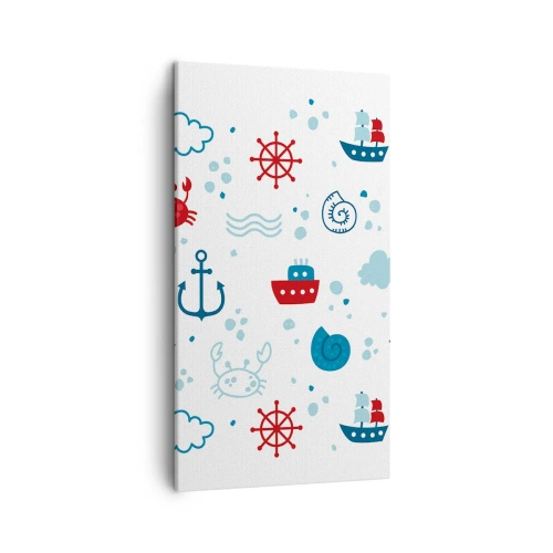 Quadro su tela - Stampe su Tela - Favola nel mare - 45x80 cm