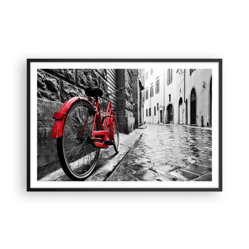 Poster in cornice nera - La vera bellezza non invecchia - 91x61 cm