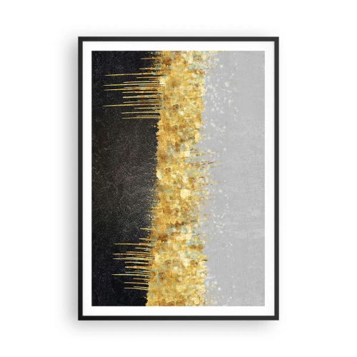 Poster in cornice nera - Nel profondo e verso l'alto - 70x100 cm
