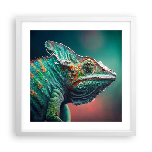 Poster in cornice bianca - Mi vedi? Non va bene... - 40x40 cm