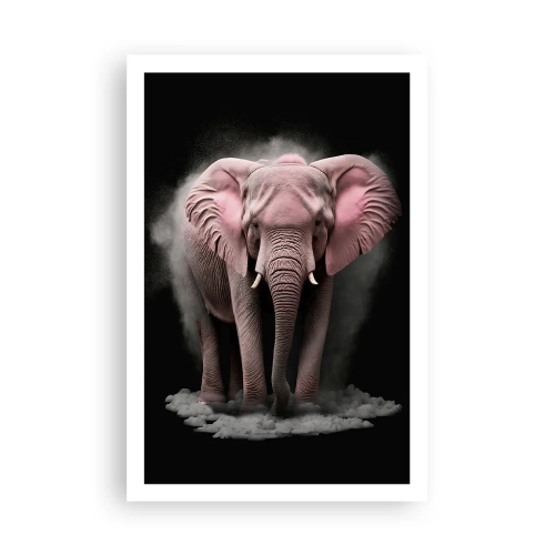 Poster - Non pensare all'elefante rosa! - 61x91 cm