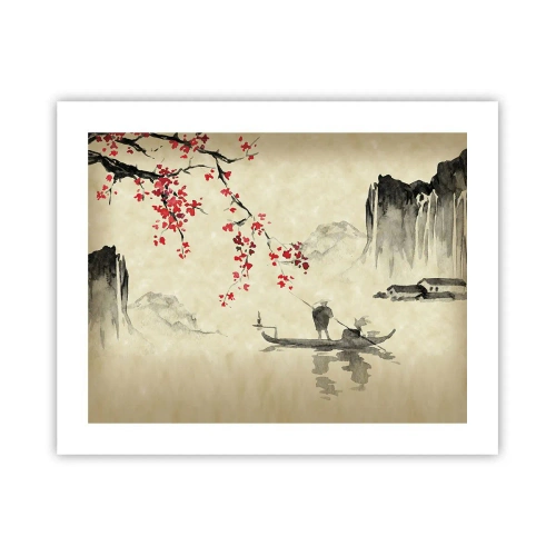 Poster - Nel paese dei ciliegi in fiore - 50x40 cm