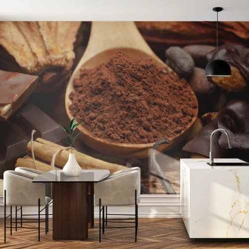 Fotomurale su misura Premium Sand - Ideale per i momenti di tristezza - Gastronomia, Cioccolato, Caffè