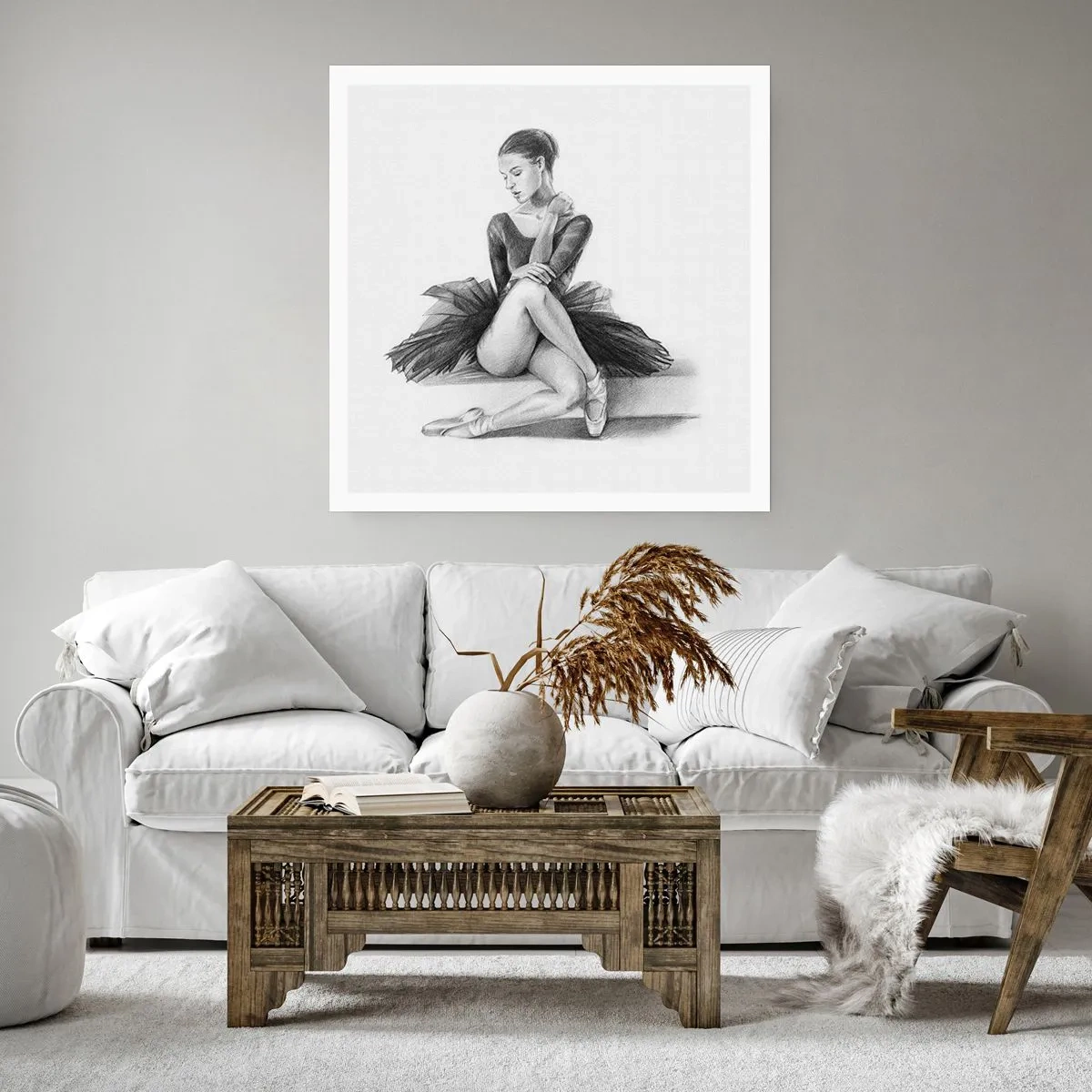 Poster - Incantata dalla danza - 40x40 cm