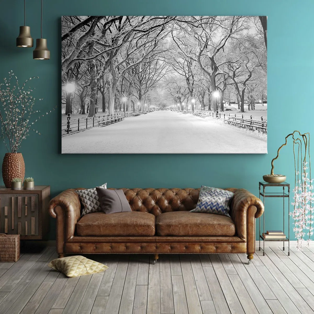 Quadro su tela - Stampe su Tela - Quattro stagioni: l'inverno - 70x50 cm