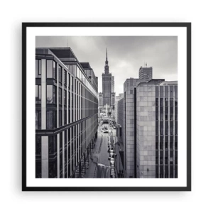 Poster in cornice nera - La valle di Varsavia - 60x60 cm