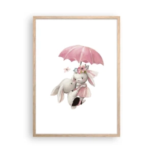 Poster in cornice rovere chiaro - Questo è proprio amore - 50x70 cm